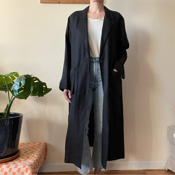 Raquel Allegra Jackets & Blazers - Raquel Allegra 100% linen long duster jacket coat size 1 or US S